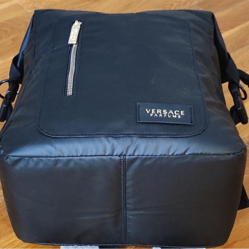 Versace Parfumes black Rider Backpack knapsack fenti - Picture 3 of 11